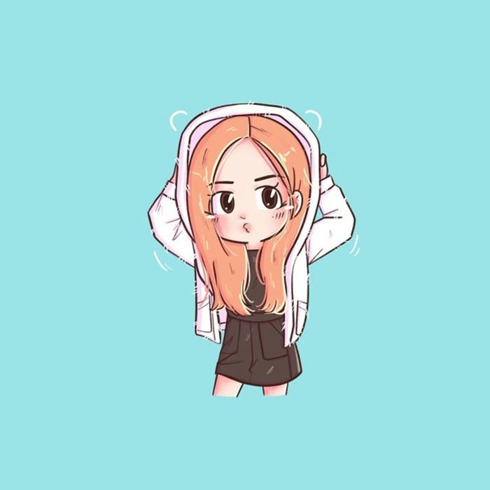 rosé chibi cute cực