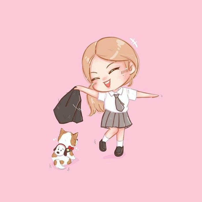 rosé chibi đáng yêu cực