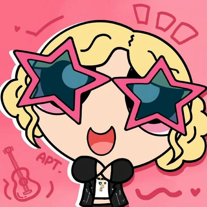 rosé chibi dễ thương cực