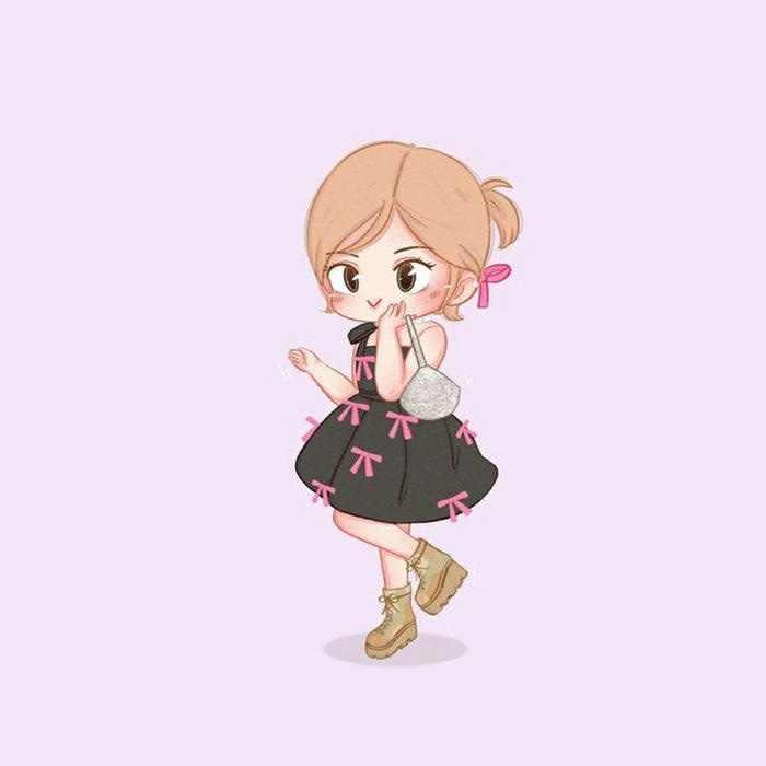rosé chibi đẹp cực