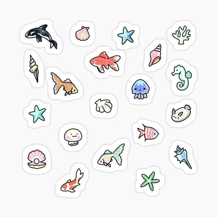 sticker chibi siêu đáng yêu