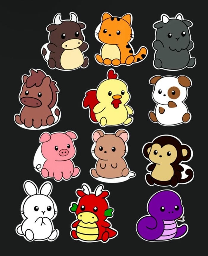 sticker chibi