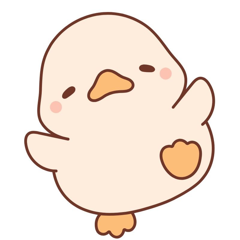 vịt cute chibi cute