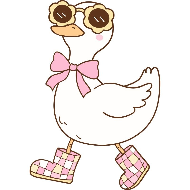 vịt cute chibi dễ thương