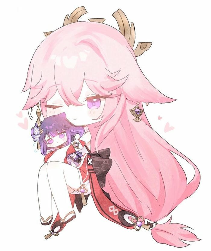 yae miko chibi cực cute