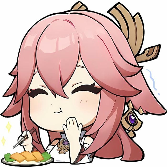 yae miko chibi cực dễ thương