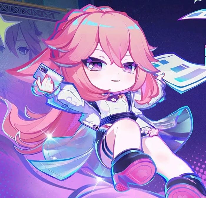 yae miko chibi cực đẹp