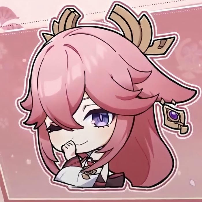 yae miko chibi dễ thương