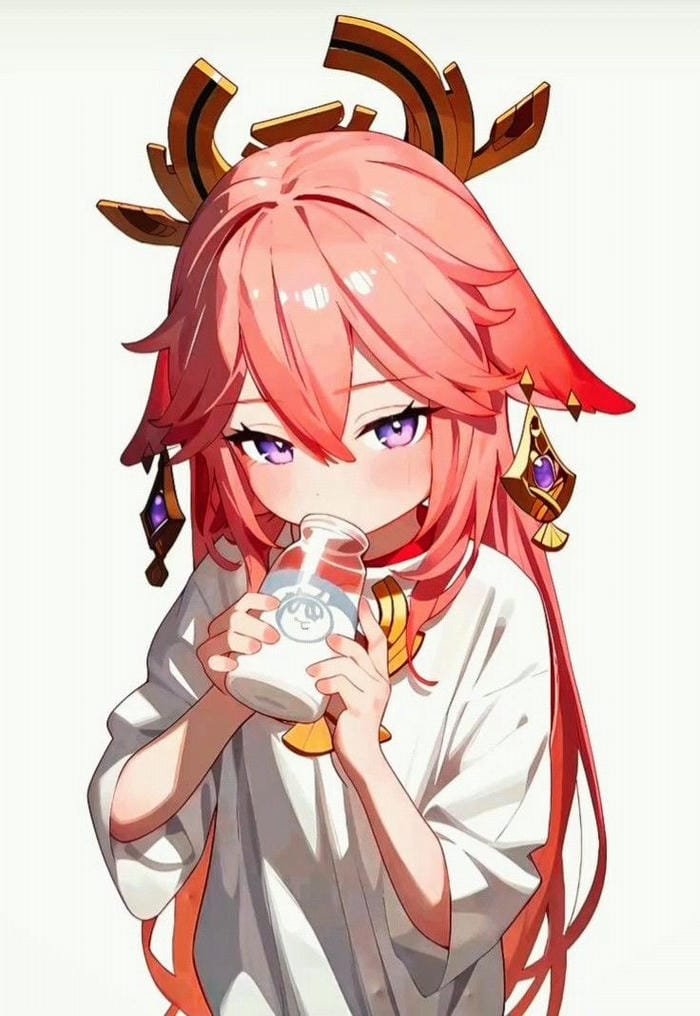 yae miko chibi siêu cute
