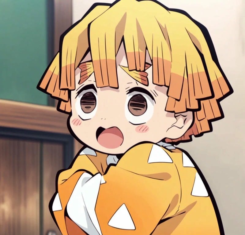 zenitsu chibi 3d