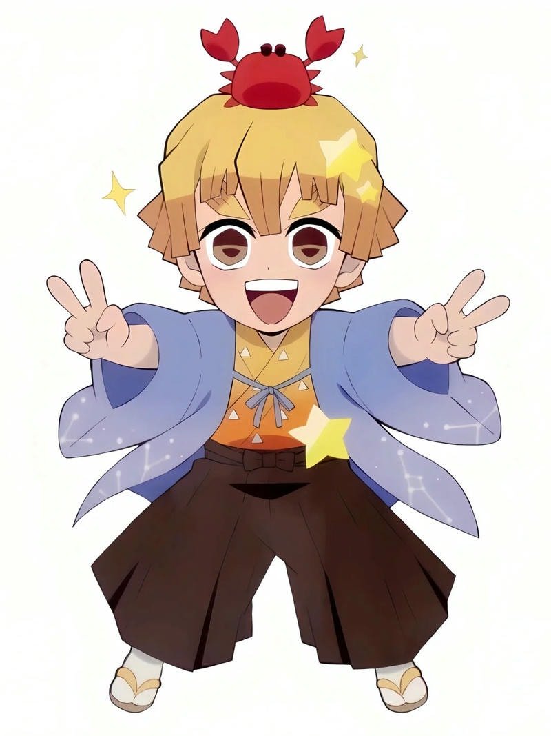 zenitsu chibi 4k