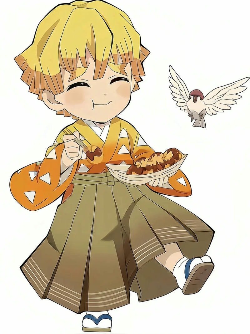 zenitsu chibi cực đẹp