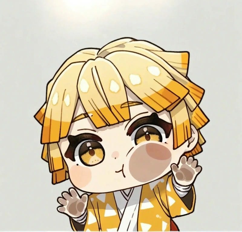 zenitsu chibi dễ thương