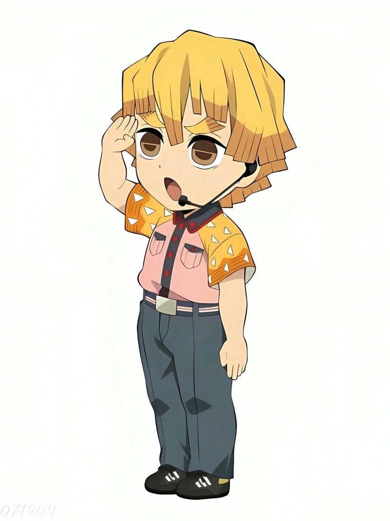 zenitsu chibi đẹp