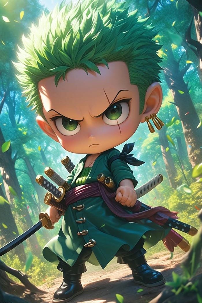 zoro chibi 4k đẹp nhất
