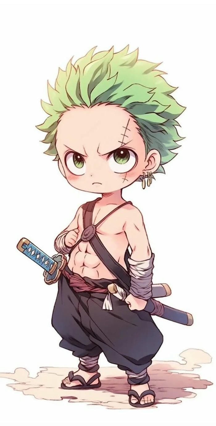 zoro chibi dễ thương