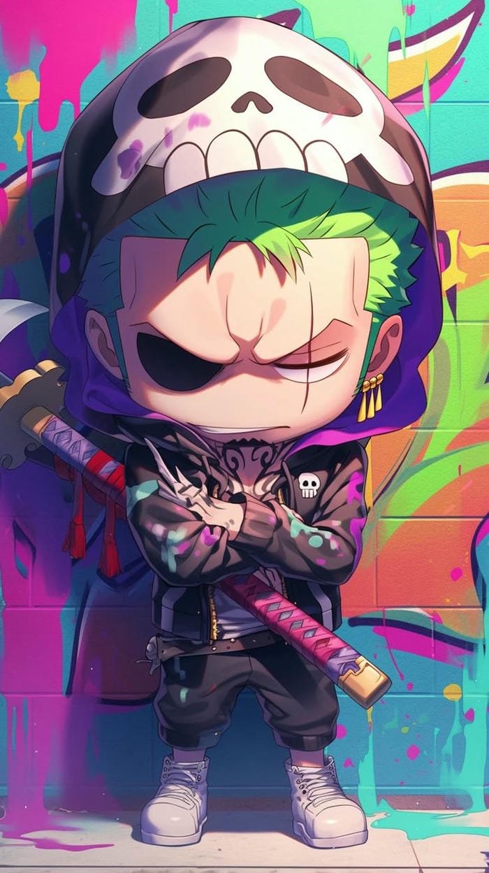 zoro chibi ngầu nhất
