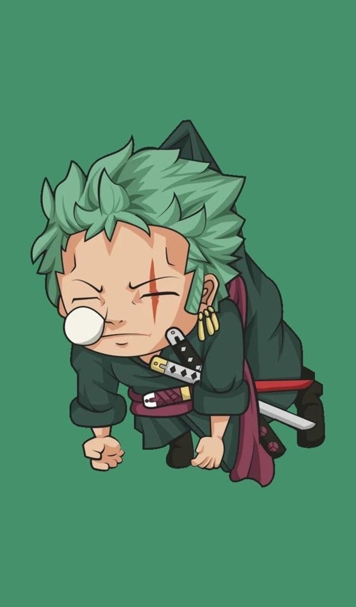 zoro chibi siêu dễ thương